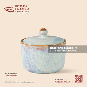 Hũ mứt tròn 10cm - Khói Lam