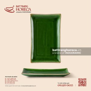 Khay chữ nhật ảo - Lục Bảo