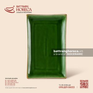 Khay chữ nhật ảo - Lục Bảo