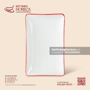Khay chữ nhật bo cạnh - Minh Viên