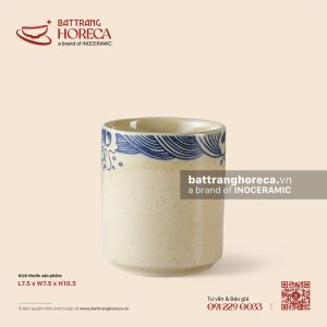 Ly (cốc) trụ 7.5cm - Chép Lam