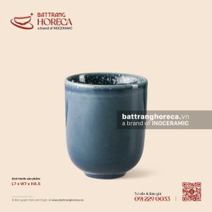 Ly (cốc) trụ bầu thấp 7cm - Tinh Vũ