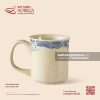 Ly (cốc) trụ miệng loe quai tai 18 x 8cm - Chép Lam