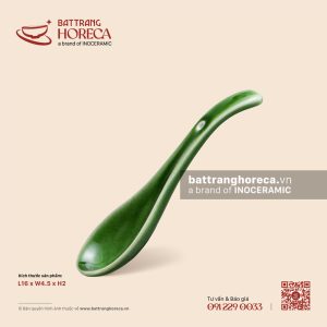 Thìa cơm cong 16 x 4.5cm - Lục Bảo