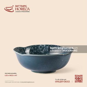Tô (bát) hoa 22cm - Tinh Vũ