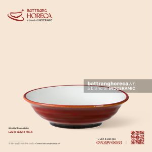 Tô (bát) nông loe 22cm - Minh Viên