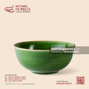 Tô (bát) sâu - Lục Bảo