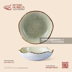 Bát cắt 25cm - Rêu Phong