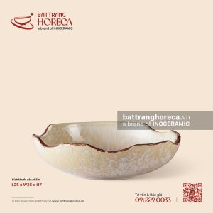 Bát cắt 25cm - Sương Ngà