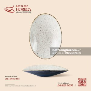 Bát salad bầu dục 32 x 23cm - Ngọc Thạch