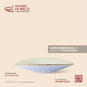 Bát salad bầu dục 32 x 23cm - Rêu Phong