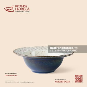 Bát sâu vành cườm 18cm - Ngọc Thạch