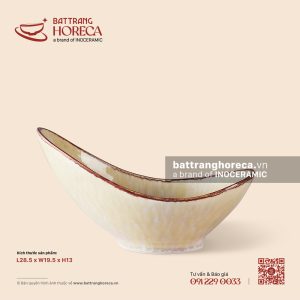 Bát thỏi vàng 28.5 x 19.5cm - Sương Ngà