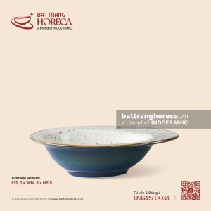 Bát trứng (bầu dục vành) 19.5 x 14.5cm - Ngọc Thạch