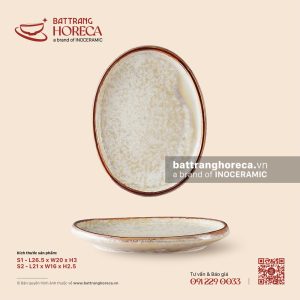 Đĩa bầu dục gờ - Sương Ngà