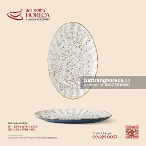 Đĩa bầu dục múi - Ngọc Thạch