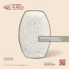 Đĩa bầu dục (oval) bo cạnh 22 x 15cm - Ngọc Thạch