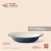 Đĩa bầu dục sâu (oval) vành 21.5 x 18cm - Ngọc Thạch