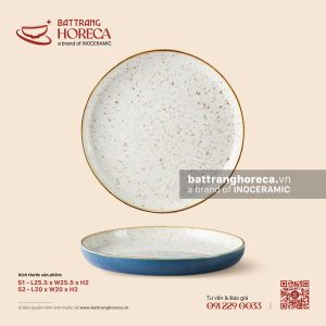 Đĩa dẹp (đĩa pizza) - Ngọc Thạch