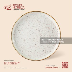 Đĩa dẹp (đĩa pizza) - Ngọc Thạch