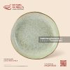 Đĩa sâu lòng vành lượn 24.5cm - Rêu Phong