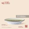 Đĩa tròn chân cao 24.5cm - Rêu Phong