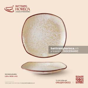 Đĩa vuông ảo 26cm - Sương Ngà