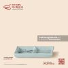 Gia vị chữ nhật 2 ngăn 12 x 6cm - Bông Lau