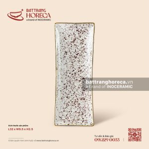 Khay chữ nhật dài 32 x 9.5cm - Ngọc Thạch