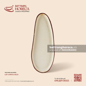 Khay sỏi 37 x 14cm - Sương Ngà