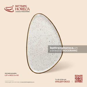 Khay tam giác 37 x 22.5cm - Ngọc Thạch