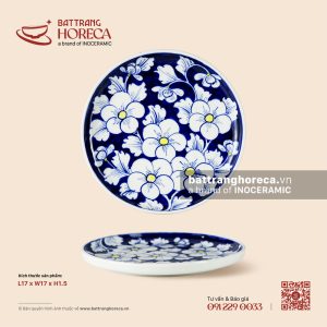 Khay tròn phẳng (pizza) 17cm - Lam Viên