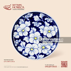 Khay tròn phẳng (pizza) 17cm - Lam Viên