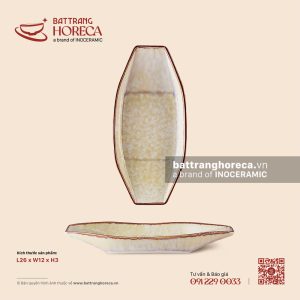 Khay xuồng 26 x 12cm - Sương Ngà