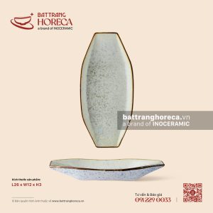 Khay xuồng 26 x 12cm - Rêu Phong